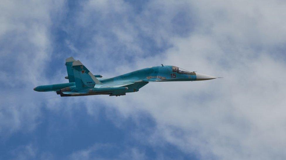 A Su-34 jet