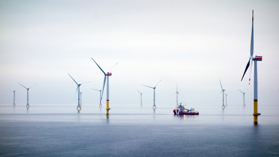 wind turbines