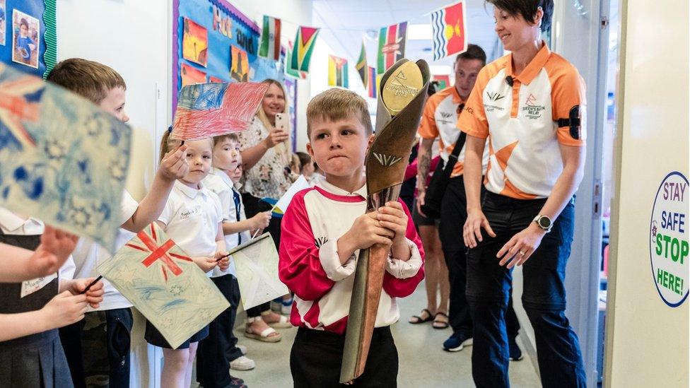 Pupils at Pirie Park Primary