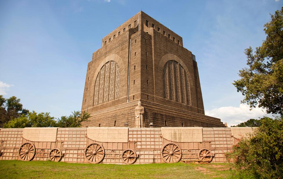 The Voortrekker monument in Pretoria, South Africa