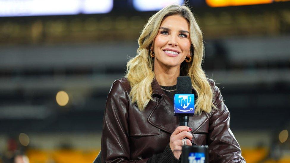 Charissa Thompson: NFL broadcaster apologises for saying she made up  reports - BBC News