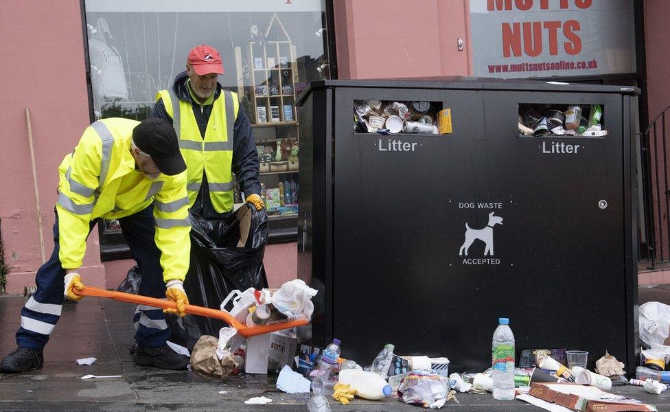 Edinburgh clean up