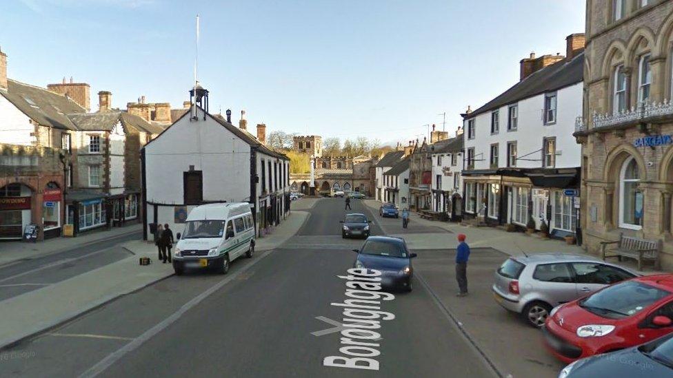 Boroughgate in Appleby-in-Westmoreland, Cumbria - taken in 2010