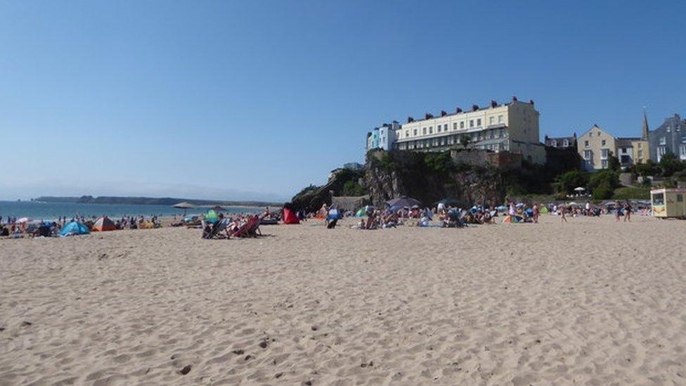 Tenby beach