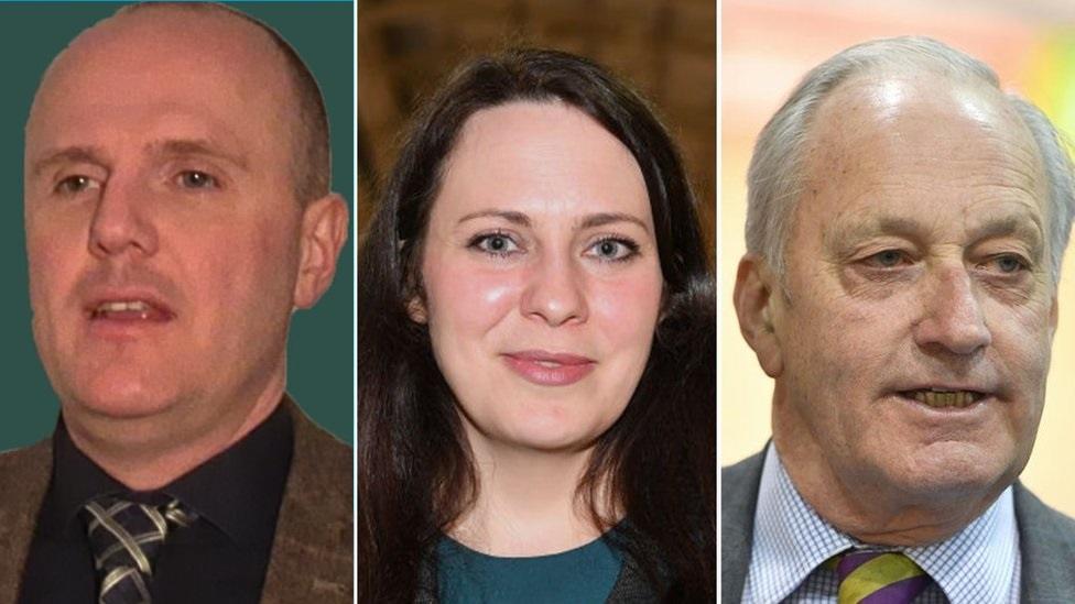 Jamie Jenkins, Amelia Womack and Neil Hamilton