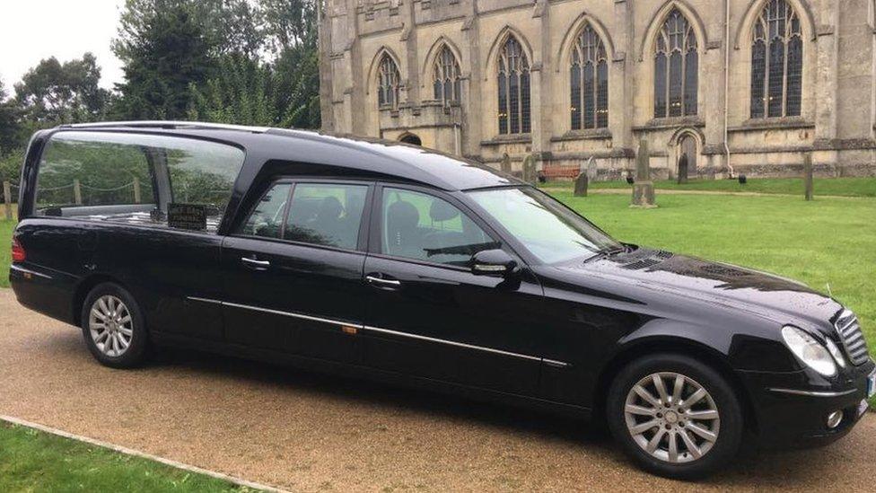 Funeral hearse