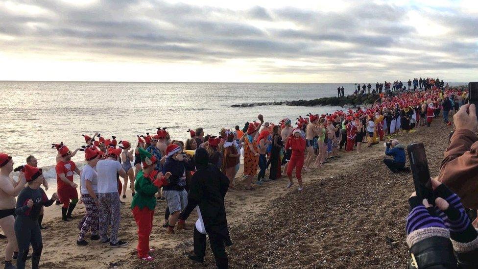 Felixstowe beach