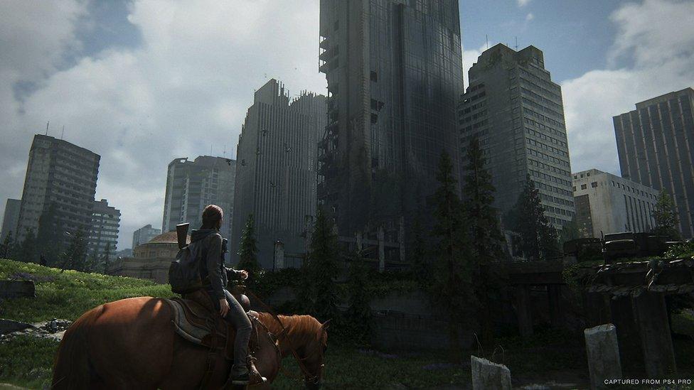 A screenshot from The Last of Us 2