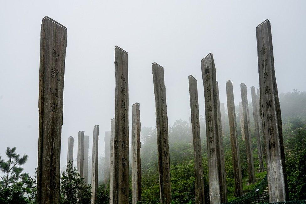 Wooden columns