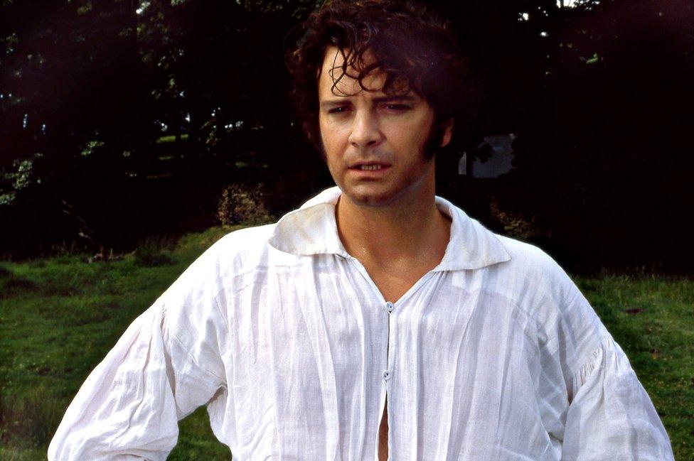 Colin Firth in the BBC adaptation of Pride and Prejudice