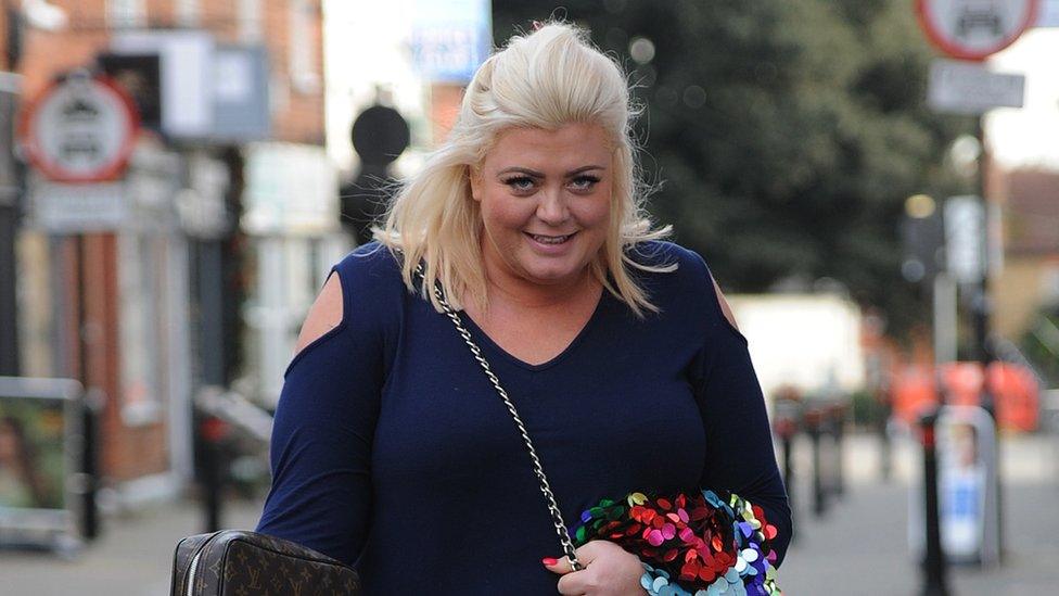 Gemma Collins in Brentwood