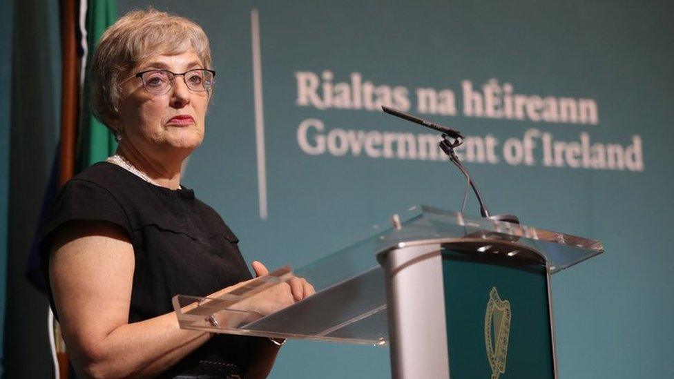 The Irish Minister for Children and Youth Affairs Katherine Zappone.