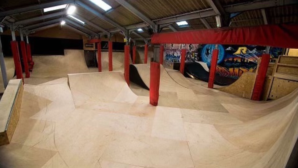 Ramps Skatepark's old facility in Llanelli