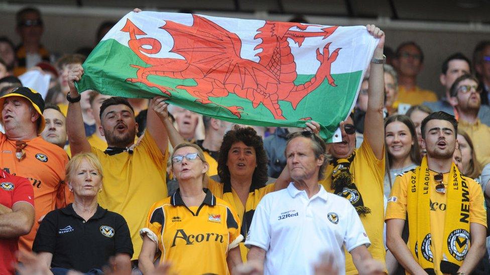 Newport County fans