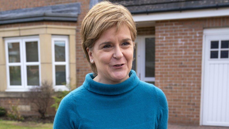 Former leader of the Scottish National Party Nicola Sturgeon