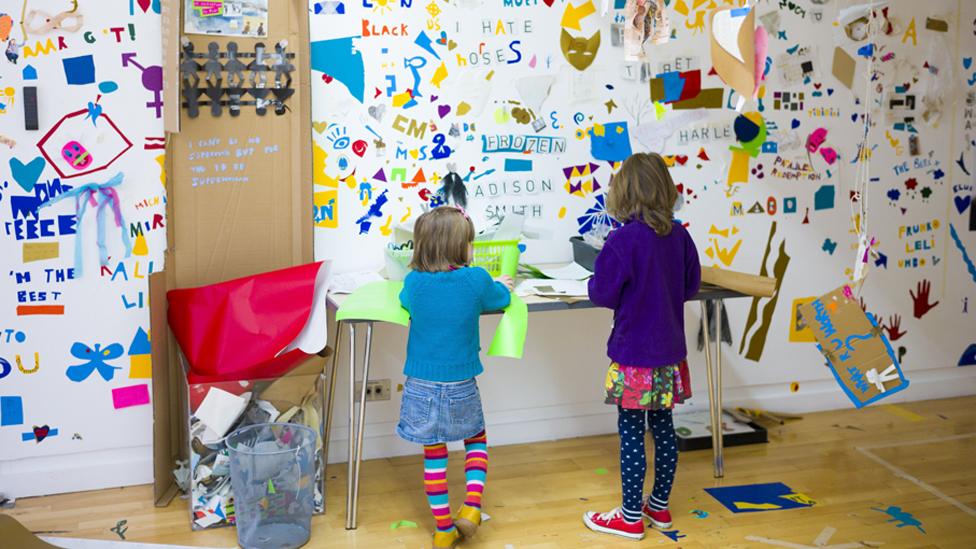 Children at the Gallery of Modern Art