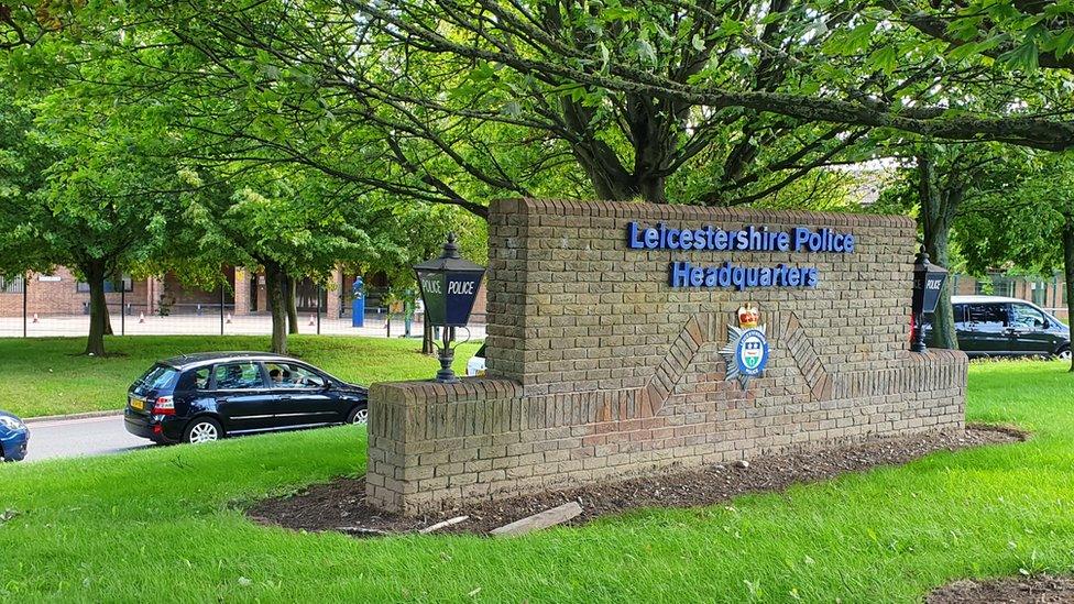 Leicestershire Police headquarters - taken from public footpath/cycle path