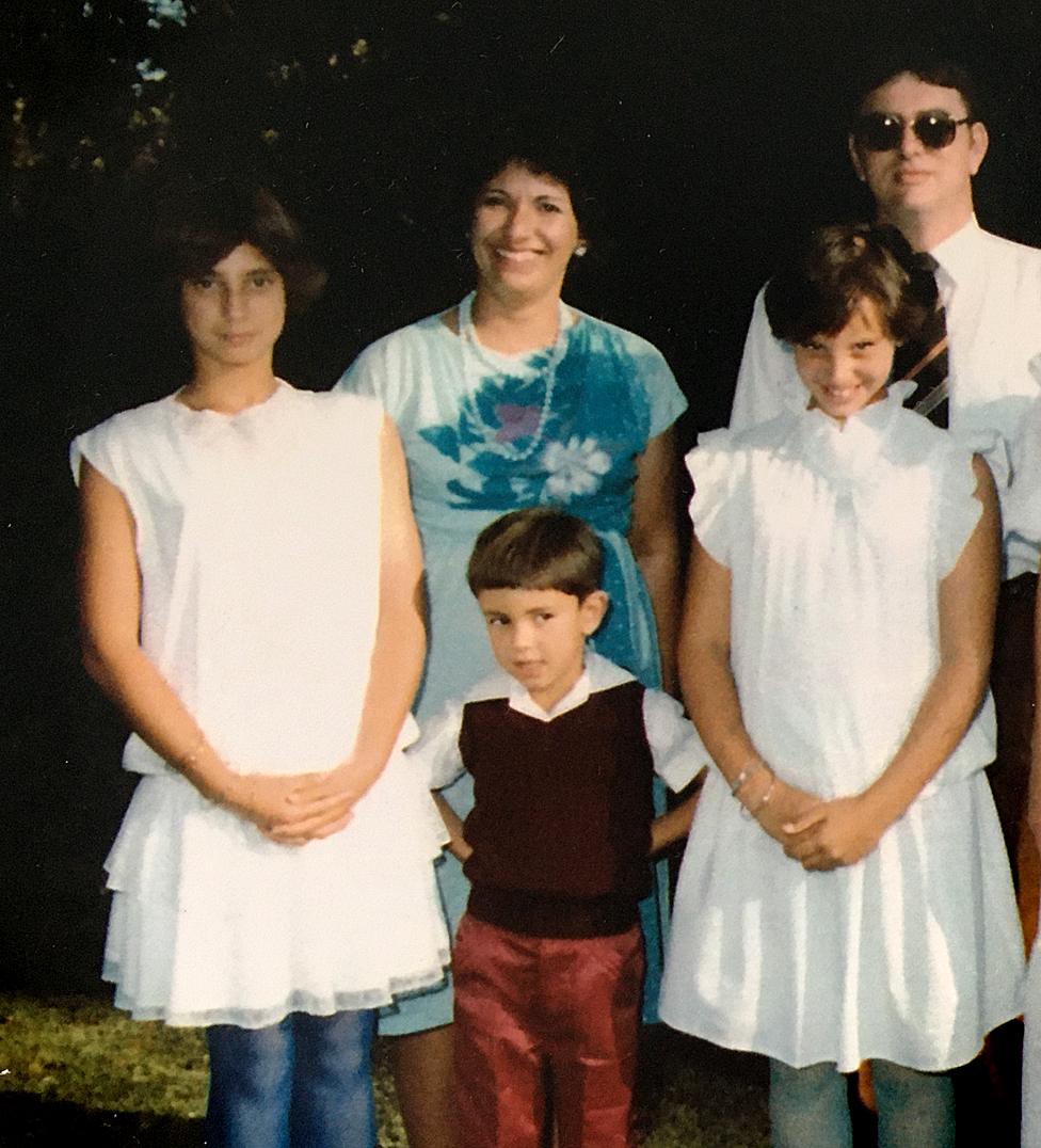 The Romburghs at a family wedding