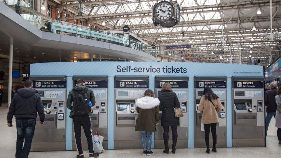 ticket kiosk