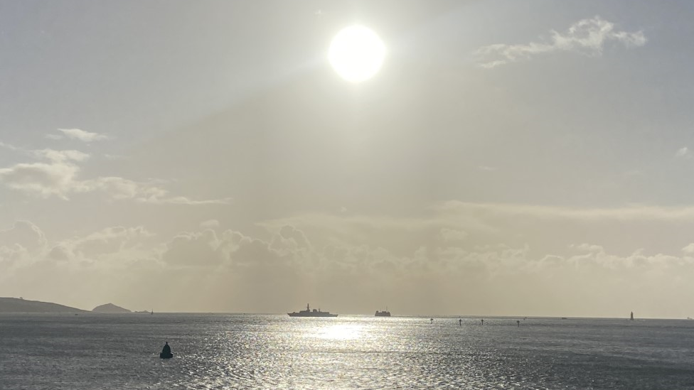 HMS Richmond arriving in Plymouth