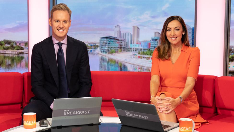 Dan Walker and Sally Nugent on BBC Breakfast