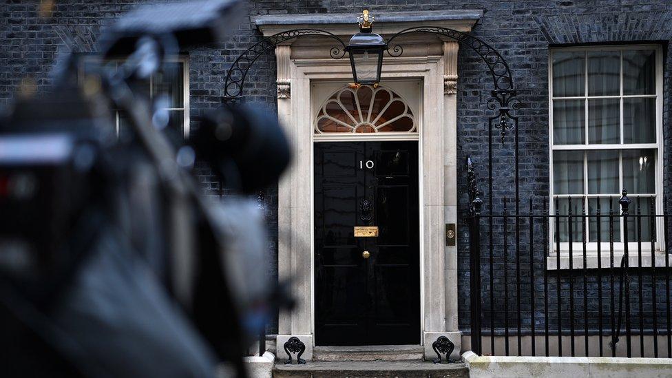 Camera outside 10 Downing Street