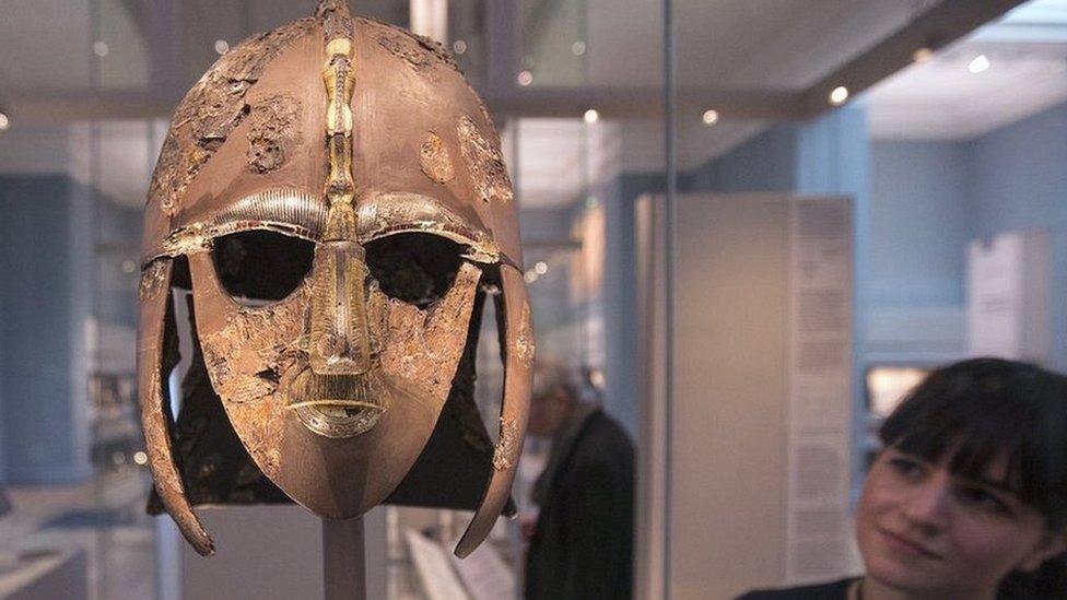 Sutton Hoo warrior's helmet