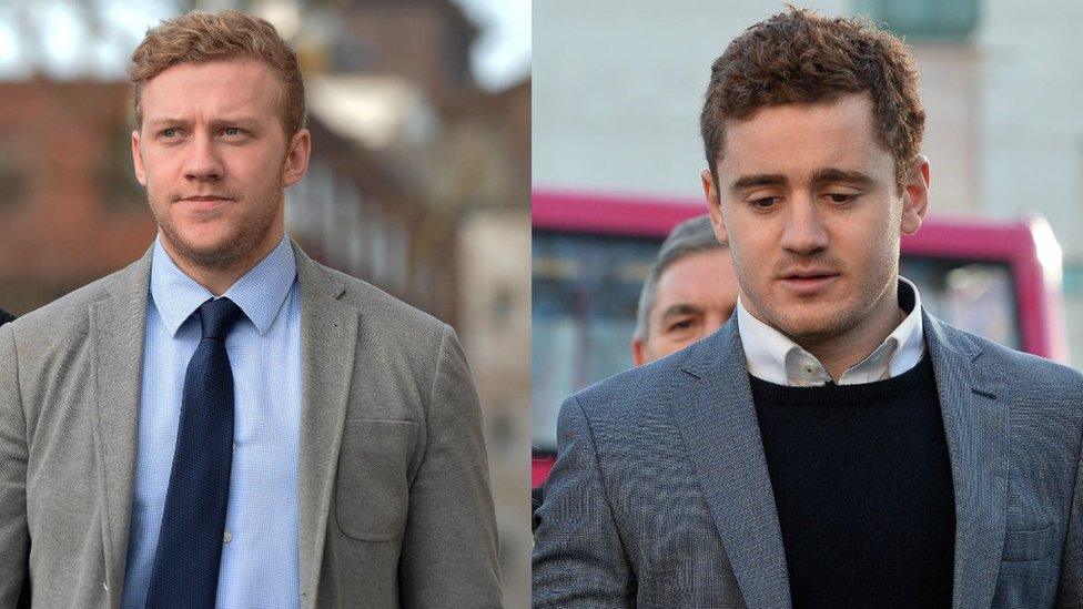 Stuart Olding and Paddy Jackson