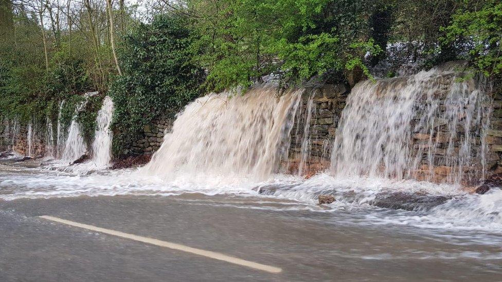 Water on Bullbridge Hill