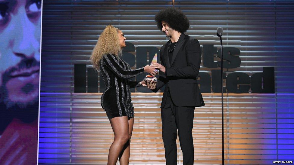 Beyonce and Colin Kaepernick