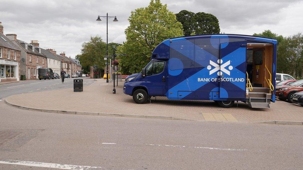 Bank of Scotland van