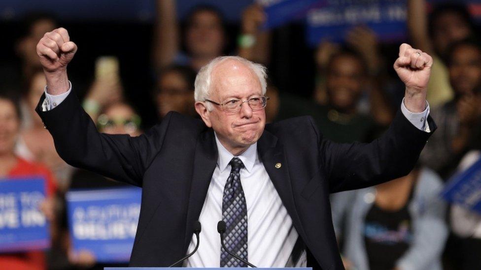 Bernie Sanders in Miami, 8 March