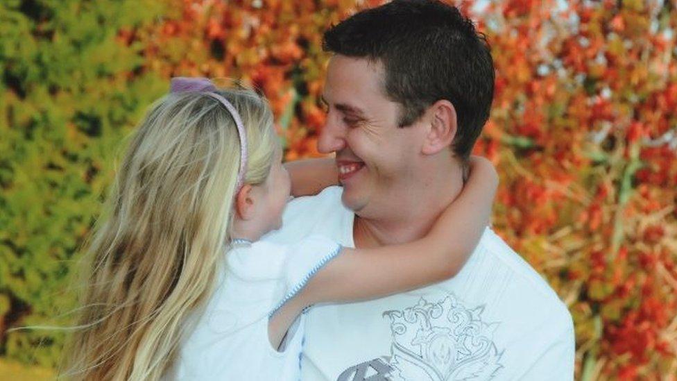 PC Dave Philips with his daughter Abigail