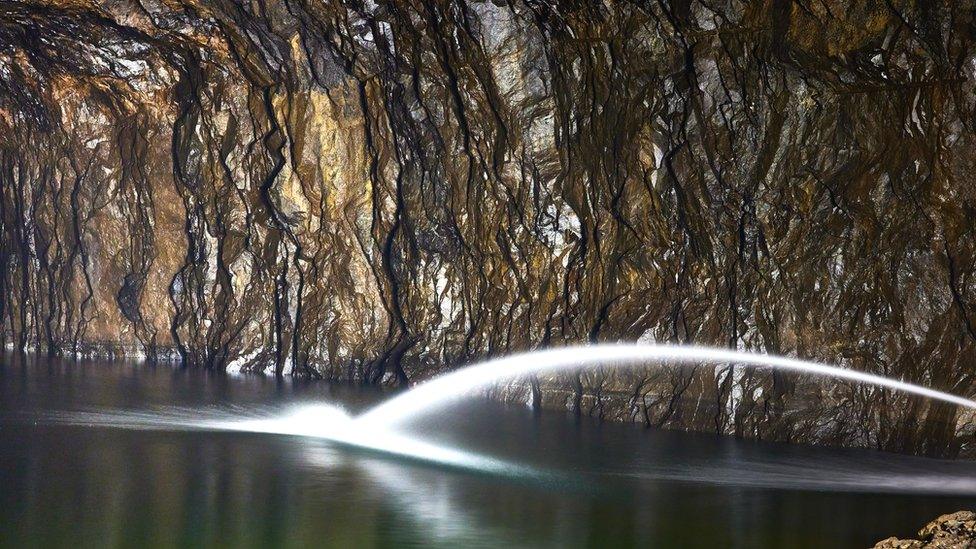 Caverns beneath the Swedish city of Västerås