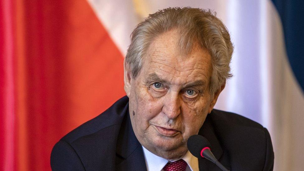 Czech President Milos Zeman