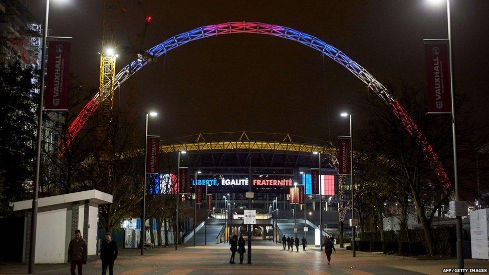 Wembley Stadium's arch