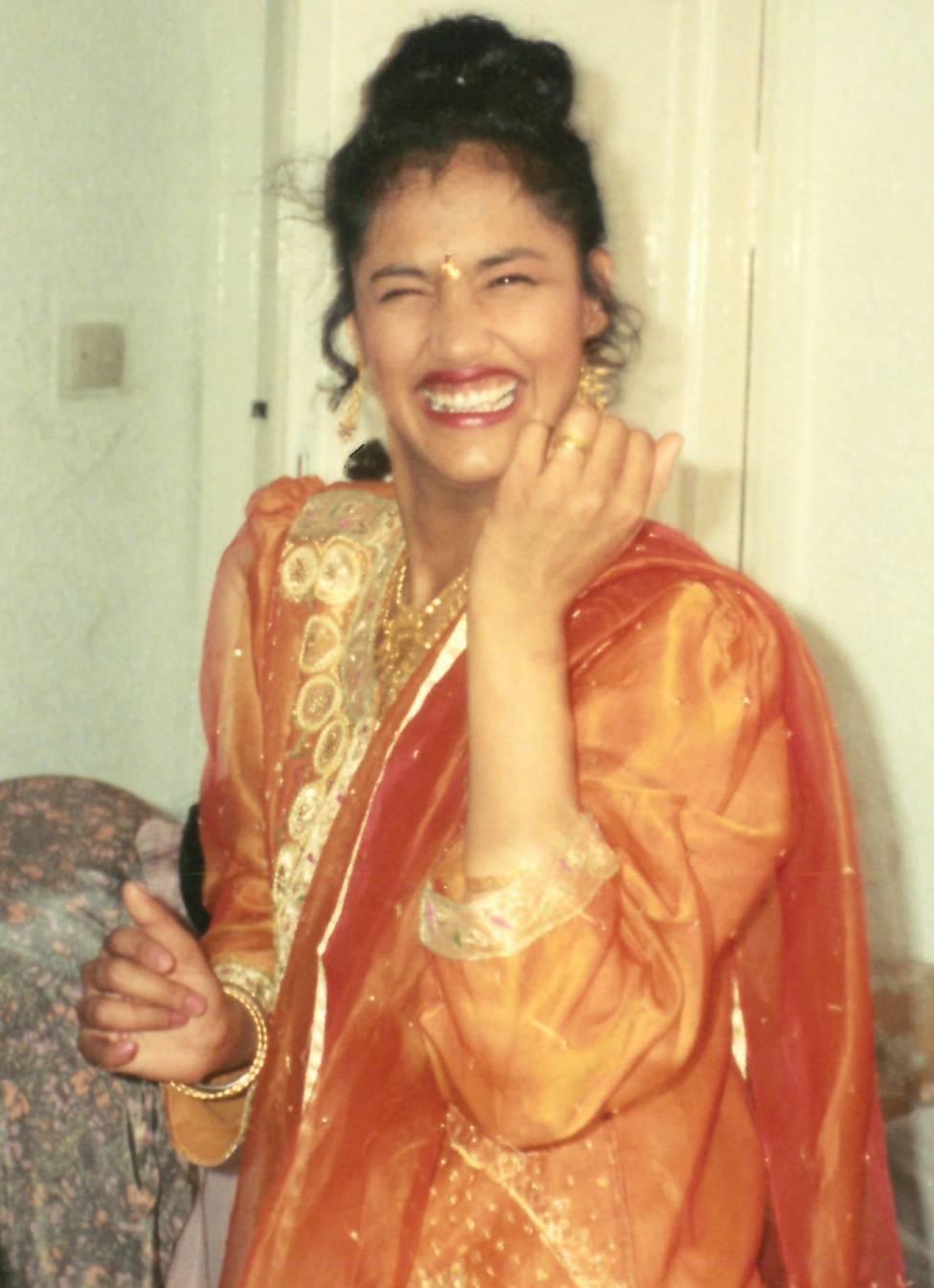 Kuli on her wedding day