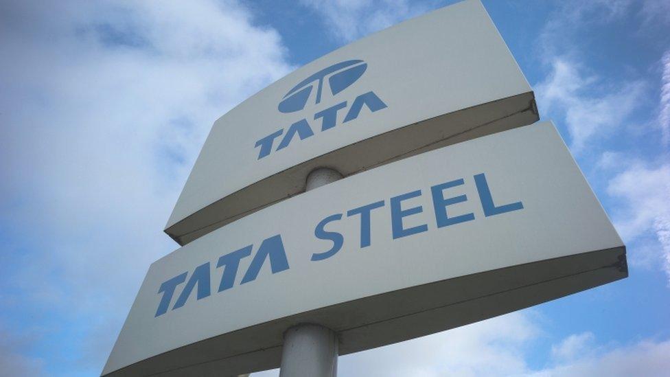 Tata Steel sign