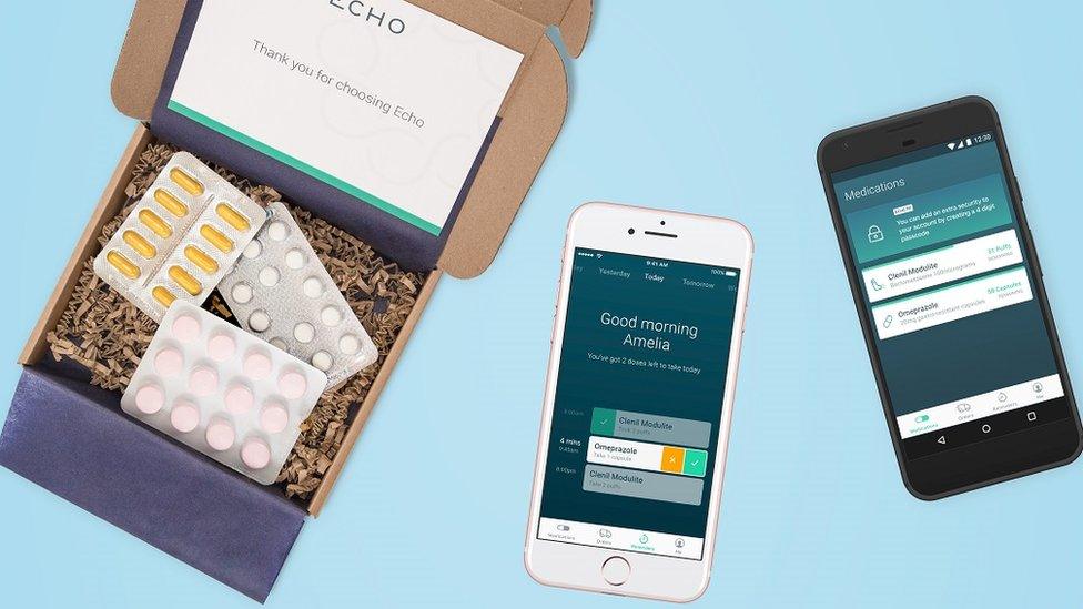 Echo packaging and app