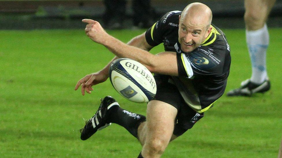 Ospreys scrum-half Brendon Leonard