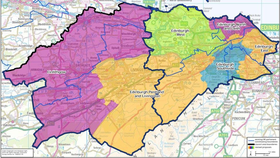 Edinburgh constituencies