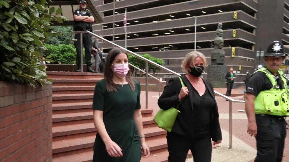 PC Bettley-Smith leaving court on 24 June