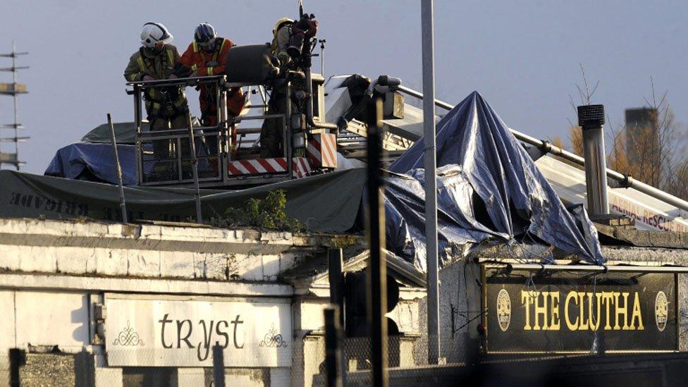 Clutha crash scene