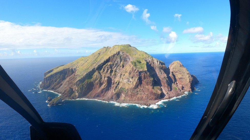 Aerial view of Redonda