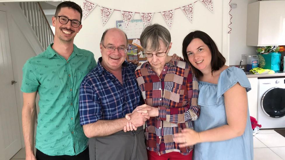 John, Stuart, Carol and Emily Jennings