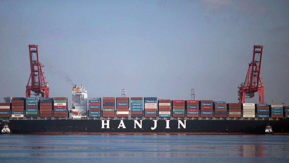 Hanjin vessel