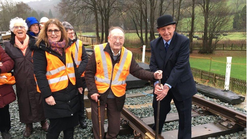 Railway line opens