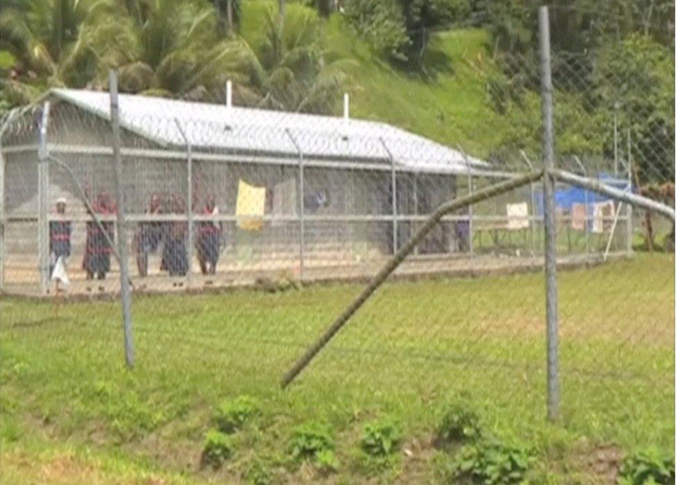 A general view of the Buimo prison in Lae, Papua New Guinea, is seen in this still image taken from video 25 February 2016