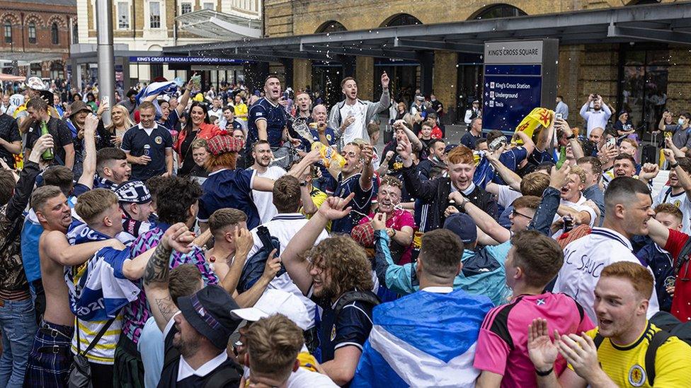 Tartan Army in London