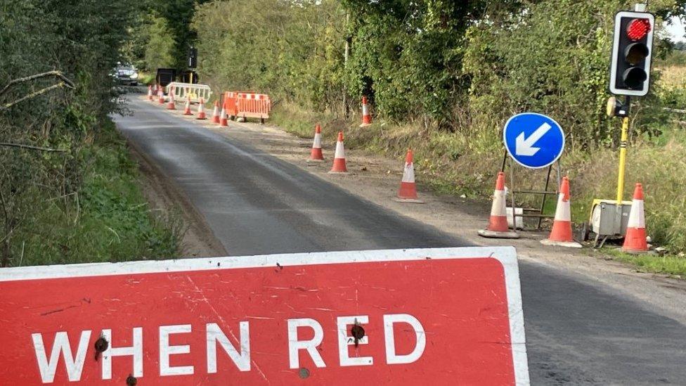 Road signals in Hulver